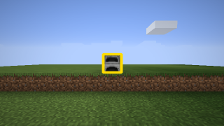 Goal image for stage 3: a furnace, outlined in yellow